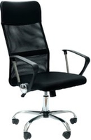 Офисное кресло King Style FK-1 Noir Chrome (черный) - фото