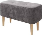 Банкетка MONOFIX Четт (микровелюр/серый №23) - фото