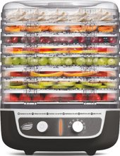 Сушилка для овощей и фруктов Великие Реки Волга-9 (черный/белый) - фото