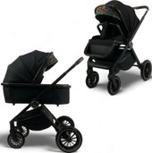 Универсальная коляска Bubago Bloom (2 в 1, черный) - фото