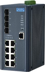 Управляемый коммутатор 2-го уровня Advantech EKI-7712E-4F-AE - фото