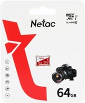 Карта памяти Netac microSDXC P500 ECO 64GB - фото