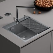 Кухонная мойка Roxen Snake 560220-45-S - фото