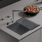 Кухонная мойка Roxen Uno 560210-44B - фото