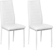 Стул Mio Tesoro Джия DC-060KD (2 шт, белый/белый) - фото