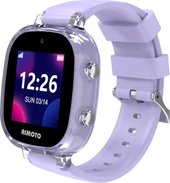 Умные часы с наушниками Aimoto Crystal 4G (сиреневый) - фото