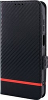 Чехол для телефона Case Book для Redmi 13C 4G/Poco C65/Poco M6 5G с магнитной застежкой (черный карбон) - фото