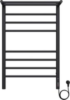 Полотенцесушитель TERMINUS Аврора КС П8 500x800 с полкой quick touch (RAL9005 матовый) - фото