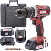 Ударная дрель-шуруповерт RedVerg RD-IS18/U (с 2-мя АКБ, кейс) - фото