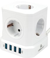 Сетевой фильтр Cablexpert TWR-5-U4-W-2 - фото