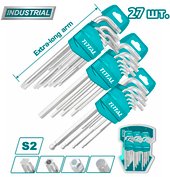 Набор ключей Total THT106KT0271 (27 предметов) - фото