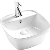 Умывальник D&K Quadro DT1510916 (белый) - фото