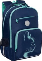 Школьный рюкзак Grizzly RG-564-4 (синий) - фото