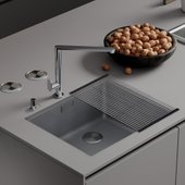 Кухонная мойка Roxen Uno 560210-54S - фото