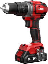 Ударная дрель-шуруповерт ELITECH ДА 20УБЛ2 E2201.047.02 (с 2-мя АКБ, кейс) - фото