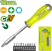 Набор отвертка с битами Dyllu DTSS1612 - фото