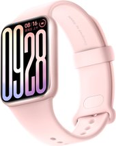 Фитнес-браслет Xiaomi Smart Band 9 Pro M2401B1 (розовый, с розовым силиконовым ремешком, международная версия) - фото