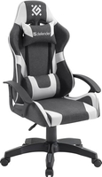 Игровое (геймерское) кресло Defender Ibis 64043 (серый/белый) - фото