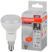 Светодиодная лампочка Osram E14 7Вт 3000 К LVR60 - фото