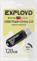 USB Flash Exployd 650 128GB (черный) - фото