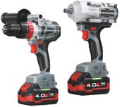 Profipower ProfiSet-2С18 E0221 (шуруповерт, гайковерт, 2 АКБ, кейс) - фото