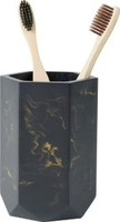 Набор стаканов для зубной щетки и пасты FORA Anthracite FOR-ANT044 - фото