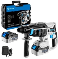 Перфоратор Deko ZKCH20 084-1042 (с 2-мя АКБ, кейс) - фото