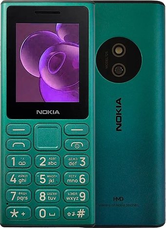 Кнопочный телефон Nokia 125 4G (2024) Dual SIM TA-1655 (зеленый) - фото