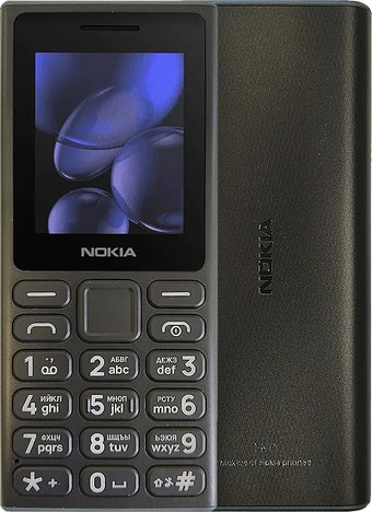 Кнопочный телефон Nokia 108 4G (2024) Dual SIM TA-1627 (черный) - фото