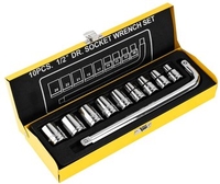 Набор трещотка с головками Deli DL2010T (10 предметов) - фото