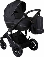 Универсальная коляска Indigo Coin (3 в 1, черный) - фото