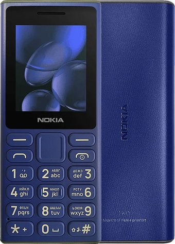 Кнопочный телефон Nokia 108 4G (2024) Dual SIM TA-1627 (синий) - фото