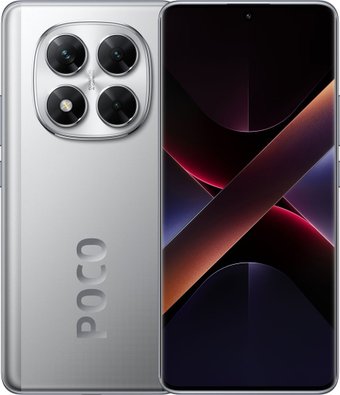 Смартфон POCO X7 8GB/256GB международная версия (серебристый) - фото