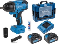 Гайковерт Bull SC 1807 1329723 (с 2-мя АКБ, кейс) - фото