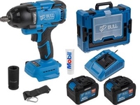 Гайковерт Bull SC 1807 1329724 (с 2-мя АКБ, кейс) - фото