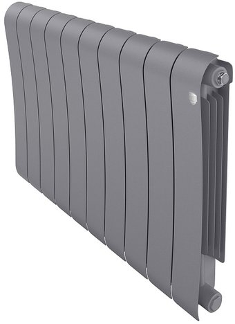 Биметаллический радиатор Royal Thermo Infinity 500 Silver Satin (10 секций) - фото