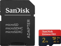 Карта памяти SanDisk Extreme PRO microSDXC SDSQXCD-2T00-GN6MA 2TB (с адаптером) - фото