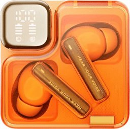 Наушники QCY MeloBuds Neo (оранжевый) - фото