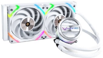 Система жидкостного охлаждения для процессора Valkyrie Dragonfang 240 (белый) - фото