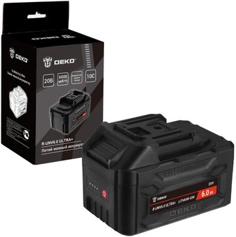 Аккумулятор Deko R-UNV6.0 Ultra+ 083-1019 (20В/6 Ач) - фото