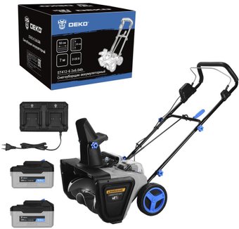 Снегоуборщик Deko ST412-6 083-4445 (с 2-мя АКБ) - фото