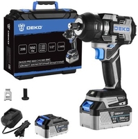 Гайковерт Deko ZKIS20 Pro Max 083-1088 (с 2-мя АКБ, кейс) - фото