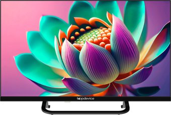 Телевизор Topdevice 24" SMART TV YаOS (черный) - фото