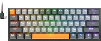 Клавиатура Redragon Fizz Pro (серый/оранжевый/темно-серый) - фото