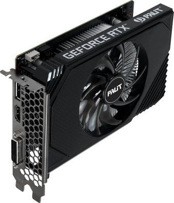 Видеокарта Palit GeForce RTX 3050 StormX OC 6GB NE63050S18JE-1072F - фото