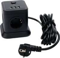 Сетевой фильтр Cablexpert TWR-4-U3-B-3 - фото