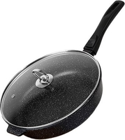 Сковорода Elan Gallery Гармония вкуса 121155 (черный мрамор) - фото