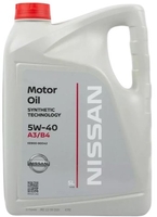 Моторное масло Nissan 5W-40 A3/B4 5л - фото