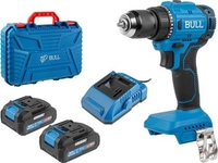Дрель-шуруповерт Bull SR 1803 1329602 (с 2-мя АКБ, кейс) - фото