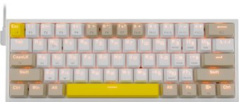 Клавиатура Redragon Fizz (Redragon Red, белый/бежевый) - фото